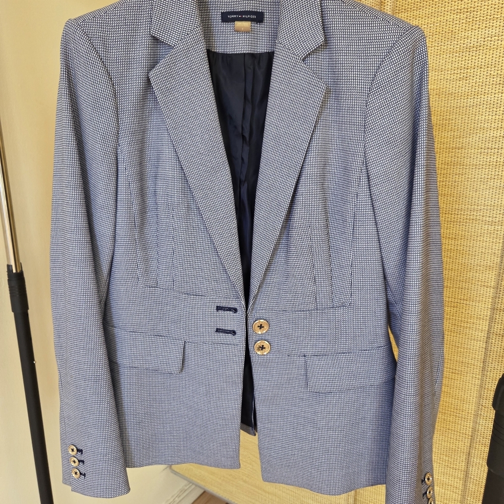 Tommy Hilfiger Woman's Checkered Blazer